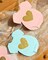 Blue Pink Baby Shower Paper Garland Short-Sleeve Bodysuits Clothesline Garland Gender Reveal Birthday Banner Baby Outfit Paper Decorations 9 pcs